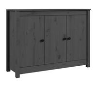 Eleganz Buffet gris en pin massif 100 x 35 x 74 cm - Ensemble de meubles de salon pour intérieur moderne | durable et élégant | Peu encombrant et polyvalent