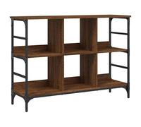 Eleganz Buffet marron avec aspect chêne, 102 x 32 x 73,5 cm, meuble de salon moderne, en bois et métal, meuble de rangement élégant pour votre maison