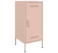 Eleganz Buffet rose 36 x 39 x 79 cm en acier - Ensemble de meubles de salon moderne avec espace de rangement, structure en acier - Idéal pour les petites pièces et les salons
