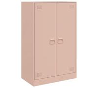 Eleganz Buffet rose 67 x 39 x 107 cm | Ensemble de meubles de salon | Structure en acier et rangement moderne | Buffet de salon élégant pour les petits espaces | Qualité supérieure et durable