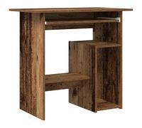 Eleganz Bureau de grande pièce aspect bois vieilli 80 x 45 x 74 cm en matériau à base de bois - Durable et élégant pour les lieux de travail modernes