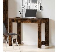 Eleganz Bureau de grande pièce en chêne fumé 100 x 45 x 75 cm en matériau dérivé du bois - Durable et élégant pour les lieux de travail modernes