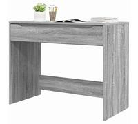 Eleganz Bureau de grande pièce gris Sonoma 100 x 50 x 78 cm en matériau dérivé du bois - Durable et peu encombrant pour un environnement de travail moderne