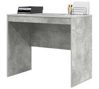Eleganz Bureau en bois pour grands bureaux - Gris béton - 90 x 50 x 76 cm - Durable et peu encombrant - Idéal pour les postes de travail modernes