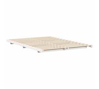 Eleganz Cadre de lit en pin massif 140 x 210 cm - Lit de sol de qualité supérieure avec tête de lit, durable et proche de la nature - Parfait pour la chambre à coucher dans un style maison de campagne