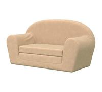 Eleganz Canapé-lit pour enfant 2 places en peluche douce (100 % polyester) - Canapé-lit confortable pour chambre d'enfant et espace invité - Confortable et facile d'entretien
