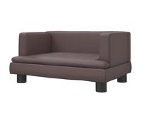 Eleganz Canapé pour enfant en cuir synthétique - 60 x 40 x 30 cm - Pin massif et plastique - Confortable et durable - Pour chambre d'enfant et salon