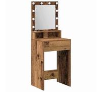 Eleganz Coiffeuse avec étagère au look bois vieilli 50 x 41 x 135 cm - Meuble de chambre à coucher en bois - Élégant et optimisé pour l'espace de rangement
