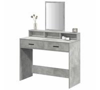 Eleganz Coiffeuse en bois - Gris - 100 x 41 x 140 cm - Meuble élégant pour chambre à coucher - Taille compacte et longue durée de vie