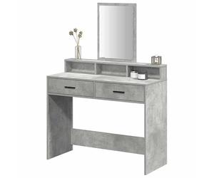 Eleganz Coiffeuse en bois - Gris - 100 x 41 x 140 cm - Meuble élégant pour chambre à coucher - Taille compacte et longue durée de vie