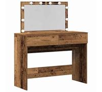 Eleganz Coiffeuse en bois recyclé - 100 x 40 x 120 cm - Élégante table cosmétique en bois pour chambre à coucher - Robuste et peu encombrante