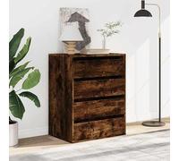 Eleganz Commode en chêne fumé 60 x 41 x 76 cm - Ensemble de meubles de salon en bois dérivé du bois, élégant et peu encombrant pour les installations modernes