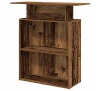 Eleganz Comptoir de réception en bois vieilli aspect bois vieilli 100 x 40 x 104 cm - Solution de travail pour les bureaux de grandes pièces, durable et élégant