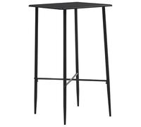 Eleganz Ensemble de bar de 5 pièces en MDF avec revêtement en PVC (plateau de table) et acier revêtu par pulvérisation (pieds) - Ensemble de salle à manger moderne pour cuisine, salon ou balcon