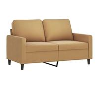 Eleganz Ensemble de canapé futon 3 pièces avec coussin en velours marron - Ensemble de canapé-lit confortable pour salon ou invités, peu encombrant et durable