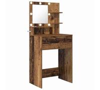 Eleganz Ensemble de meubles de chambre à coucher avec étagère en bois recyclé 80 x 39,6 x 135 cm - Design élégant en bois pour chambre à coucher élégante - Solution de rangement pratique