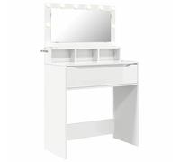 Eleganz Ensemble de meubles de chambre à coucher - Blanc brillant - 80 x 39,6 x 135 cm - En bois - Peu encombrant et élégant pour votre chambre à coucher