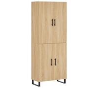 Eleganz Ensemble de meubles de salon en chêne Sonoma - 69,5 x 34 x 180 cm - Module armoire élégant en bois - Peu encombrant et stable - Design moderne pour salon et couloir