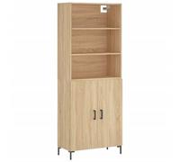 Eleganz Ensemble de meubles de salon en chêne Sonoma - 69,5 x 34 x 180 cm - Solution de rangement pour salon - Matériau bois - Design moderne pour les petits espaces