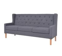 Eleganz Ensemble futon gris - Canapé-lit confortable pour salon & espace invité - Housse en tissu durable - Peu encombrant et élégant