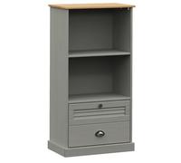 Eleganz Étagère à livres VIGO en pin massif avec finition cirée, 60 x 35 x 114,5 cm, système d'étagères stables pour salon, bureau ou chambre d'enfant, design naturel pour plus d'espace de rangement