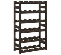 Eleganz Étagère à vin en pin massif pour 30 bouteilles - Étagère stable et durable pour cave à vin - Rangement et présentation parfaits de votre collection de vin