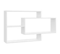 Eleganz Étagère murale, blanc brillant, 104 x 20 x 58,5 cm, en matériau dérivé du bois, étagère murale moderne pour salon, cuisine ou salle de bain, design stable, peu encombrante et durable