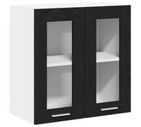 Eleganz Étagère murale en bois - Étagère moderne pour salon et cuisine - Design simple en noir - Rangement stable pour livres et décoration