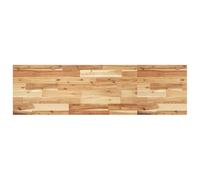 Eleganz Étagère murale, en bois massif d'acacia, 120 x 40 x 2 cm, traitée à l'huile et durable, élégante étagère flottante pour salon, cuisine ou couloir, aspect bois naturel pour une ambiance