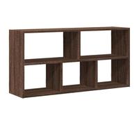 Eleganz Étagère murale, en matériau dérivé, aspect chêne marron, 100 x 25 x 50 cm, élégante pour salon, cuisine ou bureau, peu encombrante et durable