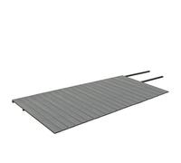 Eleganz Lames de terrasse WPC avec accessoires, marron et gris, 40 m², 2,2 m, durable et facile d'entretien, pour jardin et terrasse, composite bois-plastique