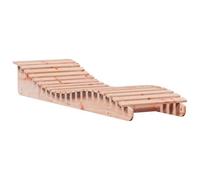 Eleganz Lit de jardin, en bois massif douglas non traité, 205 x 60 x 31,5 cm, chaise longue durable pour jardin et terrasse, design naturel pour la détente en plein air