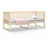 Eleganz Lit de jour en pin massif 75 x 190 cm - Tête de lit naturelle en pin non traité pour un environnement de sommeil sain