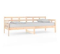 Eleganz Lit de jour en pin massif - 80 x 200 cm - Lit pour enfant et adolescent de qualité durable - Parfait pour les tout-petits et les adolescents - Design naturel pour un climat de sommeil sain
