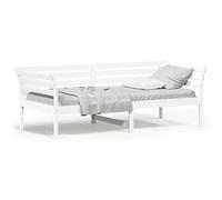 Eleganz Lit de jour, sans matelas, blanc, 90 x 200 cm, en pin massif, pour enfant et invité, durable et naturel, parfait pour les petites pièces