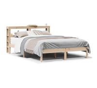 Eleganz Lit en bois massif 120 x 200 cm - Cadre de lit stable sans matelas pour chambre à coucher - Bois naturel durable et durable - Design moderne pour un sommeil réparateur