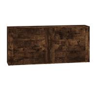 Eleganz Lot de 2 buffets en bois de chêne fumé - Ensemble de meubles de salon au design élégant, durable et peu encombrant - Parfait pour les salons modernes