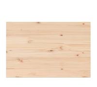 Eleganz Lot de 3 plateaux de table en bois de pin massif, 80 x 53 x 2,5 cm, non traités - Idéal pour l'aménagement rustique, durable et respectueux de l'environnement