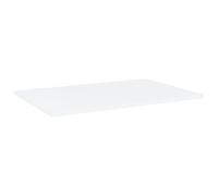 Eleganz Lot de 4 étagères à livres - Blanc - 60 x 40 x 1,5 cm - Systèmes d'étagères en bois - Stable et peu encombrant - Pour salon, bureau ou chambre d'enfant