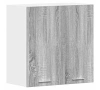 Eleganz Lyon Armoire suspendue Gris Sonoma 60 x 31 x 60 cm - Armoire de cuisine en matériau dérivé du bois - Peu encombrante et moderne pour les petites cuisines - Durable et élégante