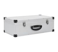 Eleganz Mallette CD en bois et ABS avec revêtement en aluminium pour 80 CD. Solution de rangement élégante pour CD, robuste et durable. Idéal pour organiser et protéger votre collection de musique