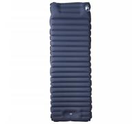 Eleganz Matelas isolant autogonflant avec coussin gris - Léger et compact pour le camping et la randonnée - Nylon 40D avec revêtement TPU - Parfait pour les aventures en plein air