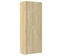 Eleganz Meuble haut en chêne Sonoma 70 x 42,5 x 185 cm - Ensemble de meubles de salon en bois - Étagère élégante et peu encombrante pour les petits espaces - Design moderne et durable