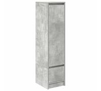 Eleganz Meuble haut gris béton - Ensemble de meubles de salon en bois - Meuble TV moderne avec espace de rangement - Idéal pour les petits appartements - 29,5 x 34 x 119,5 cm