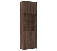 Eleganz Meuble haut marron aspect chêne 80 x 42,5 x 249 cm - Meuble de salon en matériau dérivé du bois | Meuble de rangement élégant pour salon | Durable et peu encombrant