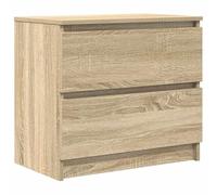 Eleganz Meuble TV, chêne Sonoma, 60 x 35 x 54 cm, en matériau dérivé du bois, pied moderne pour haut-parleurs et médias, peu encombrant et stable, idéal pour le salon et le divertissement à domicile