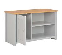 Eleganz Meuble TV gris 95 x 39 x 58 cm, en bois avec mélamine, haut-parleur moderne, pour salon, durable et peu encombrant