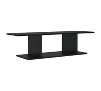 Eleganz Meuble TV noir 103 x 30 x 26,5 cm, en matériau dérivé du bois, sous-meuble TV moderne pour salon et chambre à coucher, solution de rangement stable pour téléviseurs et médias