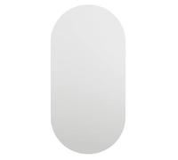 Eleganz Miroir mural moderne en verre 80 x 40 cm pour salle de bain, chambre à coucher et couloir - Verre de sécurité stable avec réflexion claire - Idéal pour les petits espaces et décoration