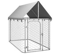 Eleganz Niche d'extérieur pour chien avec toit, 200 x 100 x 150 cm, grande, stable, pour jardin et terrasse, résistante aux intempéries et sûre, pour chiens de toutes tailles, idéale pour